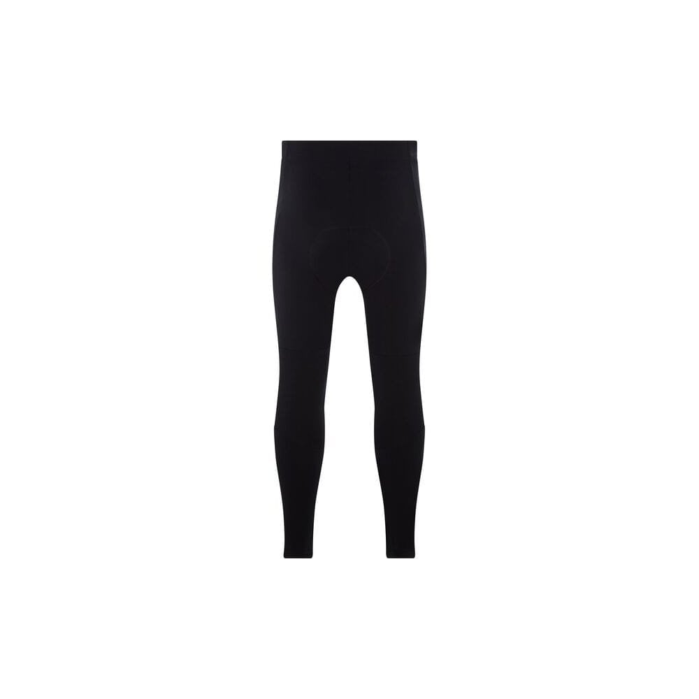 Madison men's thermal cycling tights with padded chamois, designed for comfort and warmth during outdoor bike rides.