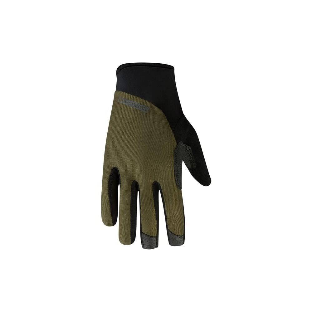 Madison Roam Trail Riding Gloves with silicone grip and reinforced protection, designed for outdoor cycling and trail riding.