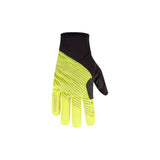 Madison Stellar waterproof thermal gloves with reflective safety stripes and touchscreen compatibility, suitable for cold weather outdoor activities.