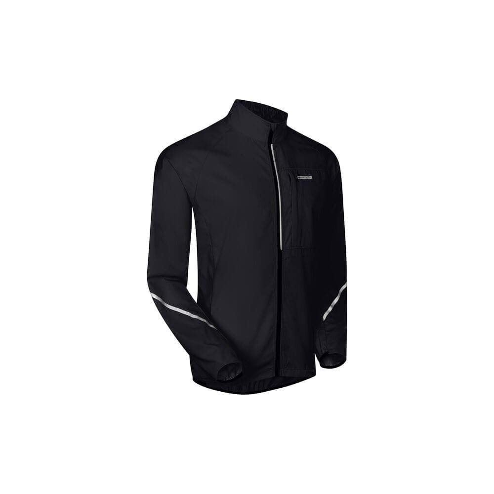 Madison men's packable cycling jacket with windproof and water-resistant features, ideal for outdoor riding and weather protection.