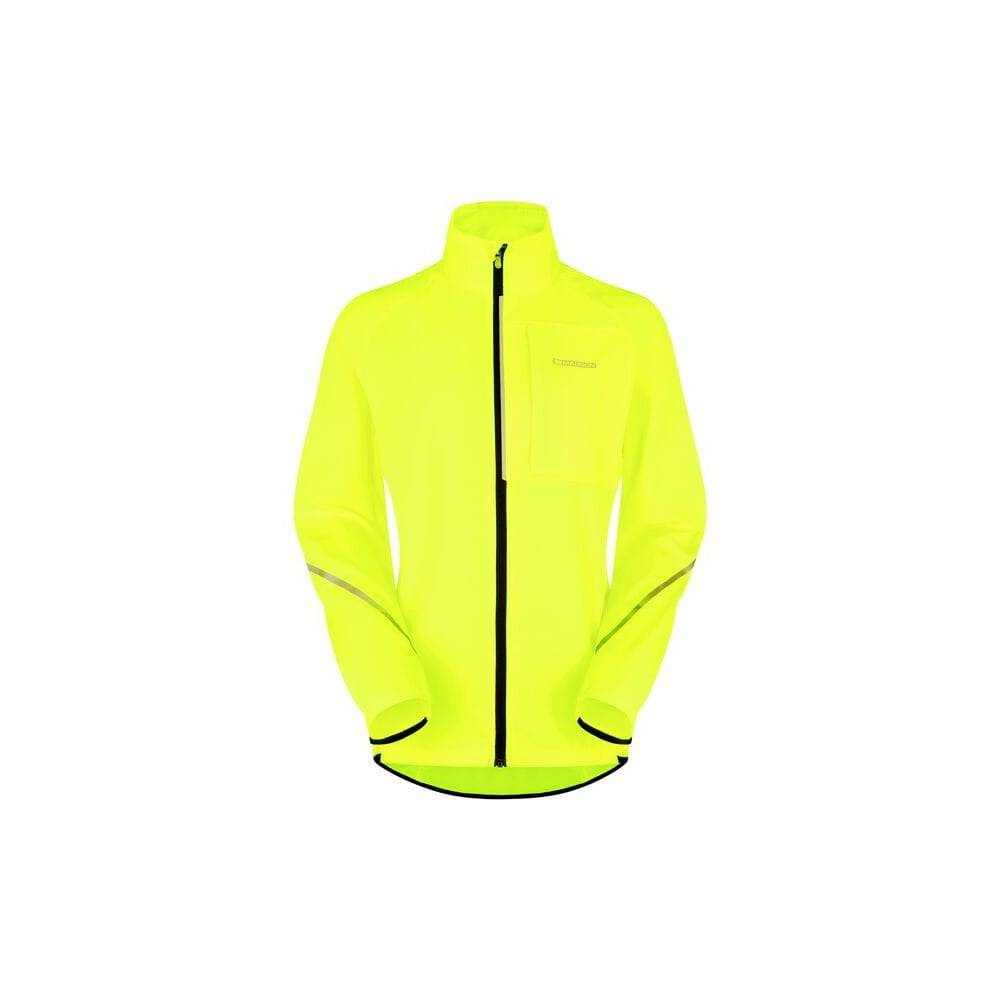 Madison women's packable cycling jacket with reflective details and ventilation, lightweight outdoor clothing for women.
