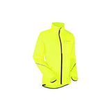 Madison women's packable cycling jacket with reflective details, ventilation, and lightweight design for outdoor riding.