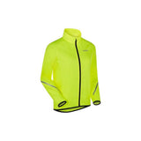 Madison youth packable jacket with reflective details, shown with stow pouch, lightweight and suitable for outdoor activities.
