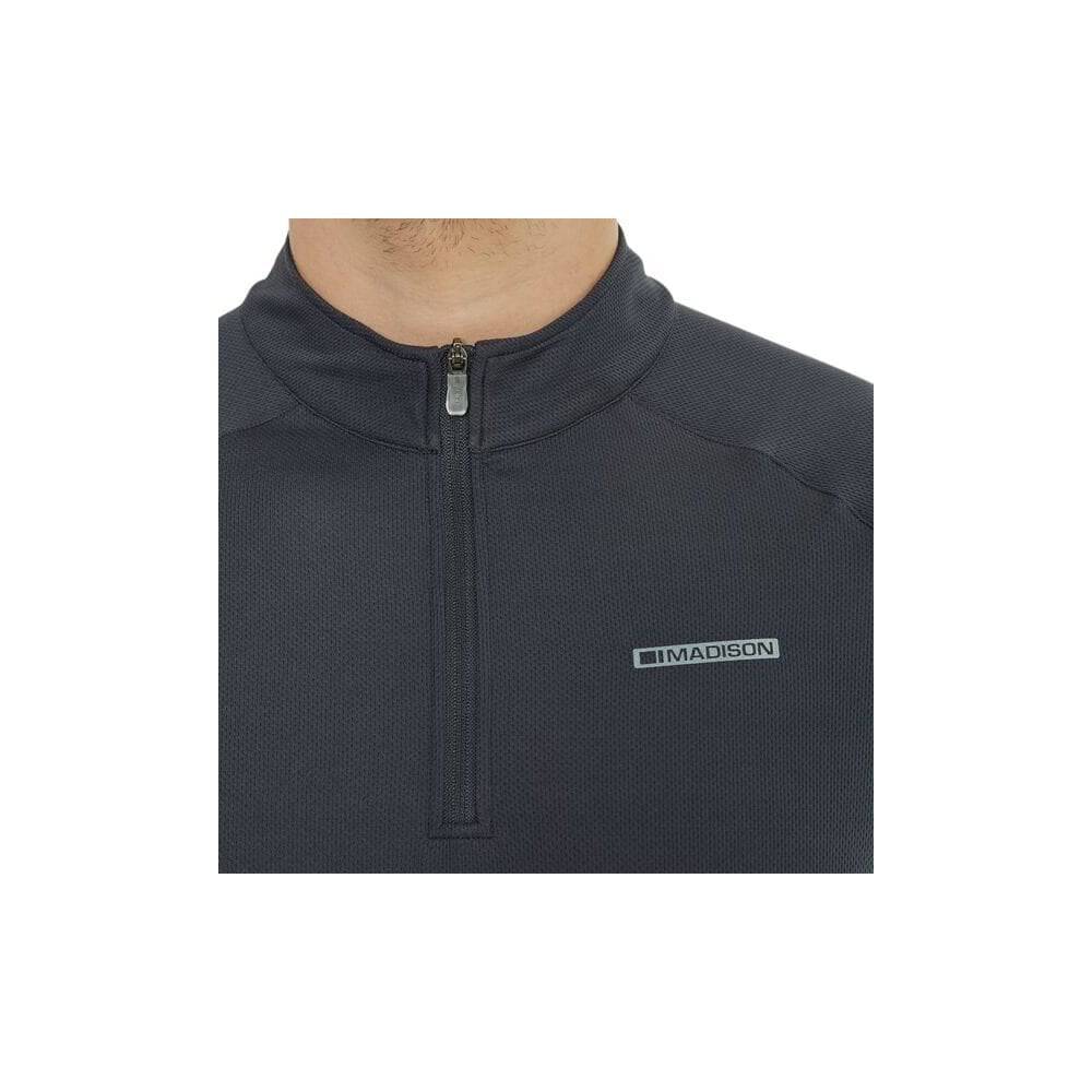 Madison men's short sleeve cycling jersey with rear pockets and reflective inserts, designed for comfortable riding.