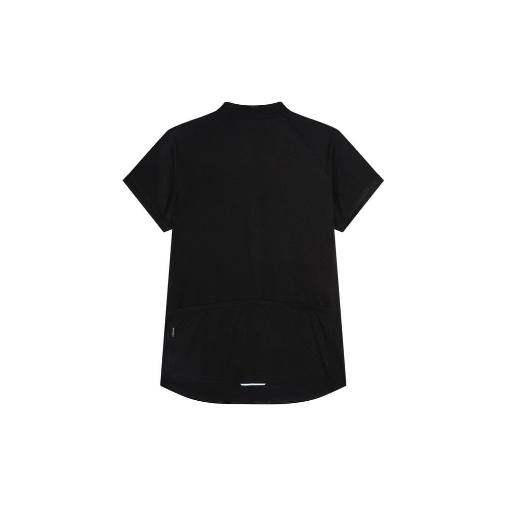 Madison women's short sleeve cycling jersey with rear pockets and reflective inserts, made for comfortable bike riding.