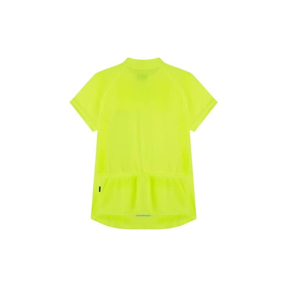 Madison women's short sleeve cycling jersey with rear pockets and reflective inserts, designed for comfortable riding.