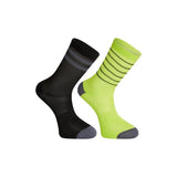 Pair of Madison Sportive mid-length breathable and durable socks, shown in a twin pack for daily wear comfort.