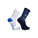 Pair of Madison Sportive mid-length breathable and durable sports socks in a twin pack, suitable for daily wear.