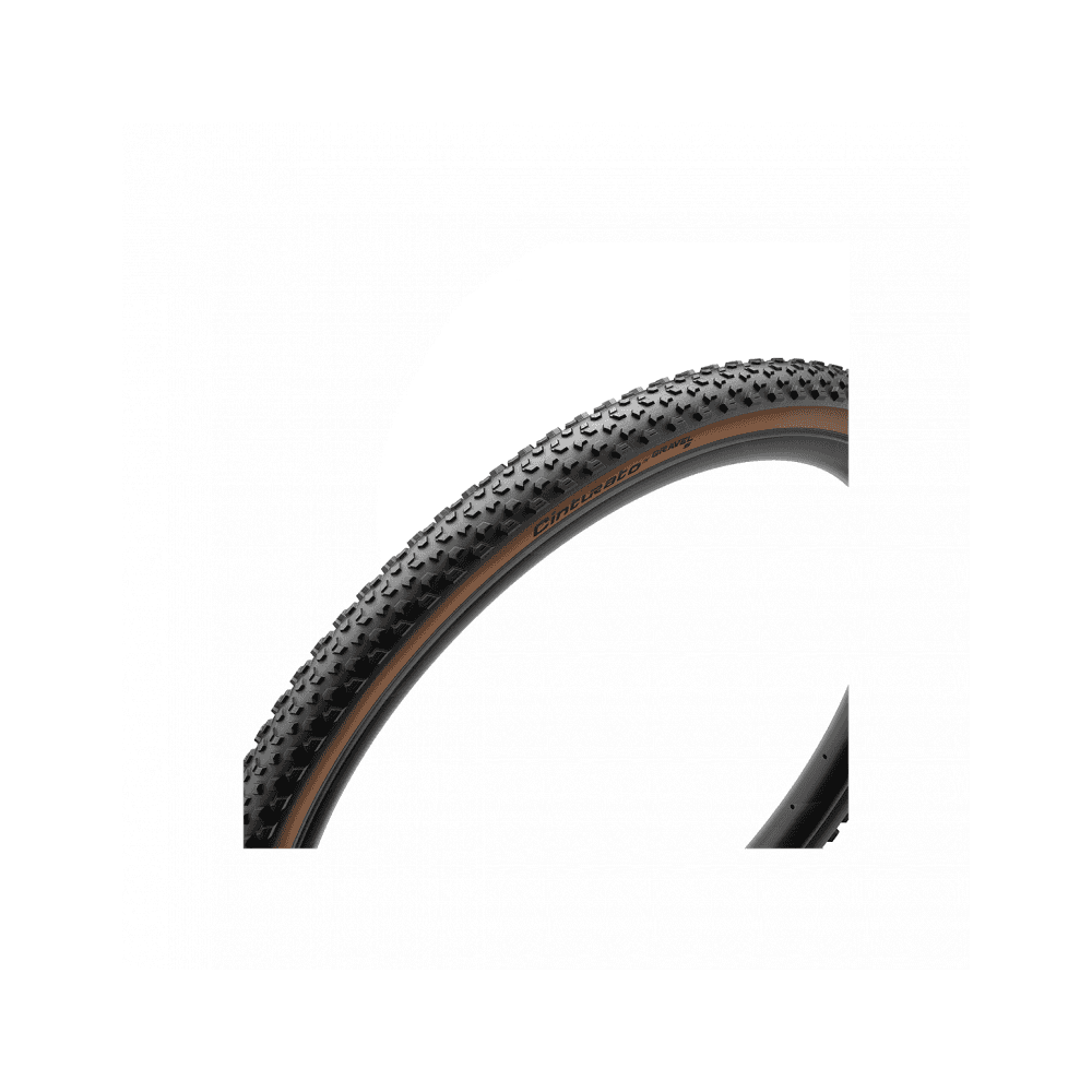 Pirelli Cinturato Gravel S Classic tan 700x40c tubeless-ready tyre with SpeedGRIP TechWALL for gravel biking.