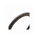Pirelli Cinturato Gravel S Classic tan 700x40c tubeless-ready tyre with SpeedGRIP TechWALL for gravel biking.