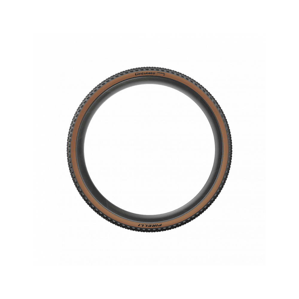 Pirelli Cinturato Gravel S Classic tan tubeless-ready tyre with SpeedGRIP TechWALL, 700x40c, designed for gravel cycling.