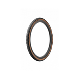 Pirelli Cinturato Gravel S Classic tan 700x40c tubeless-ready tyre with SpeedGRIP TechWALL for gravel biking.