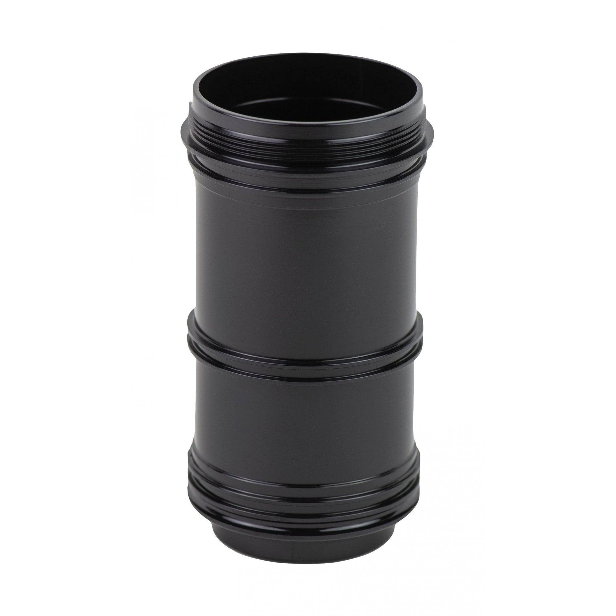 DVO Air Canister Topaz rear shock component for suspension maintenance, showing the canister and associated accessories.