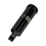 DVO Damper Body for Topaz 2 rear shock, mountain bike suspension component, metallic with mounting details visible.