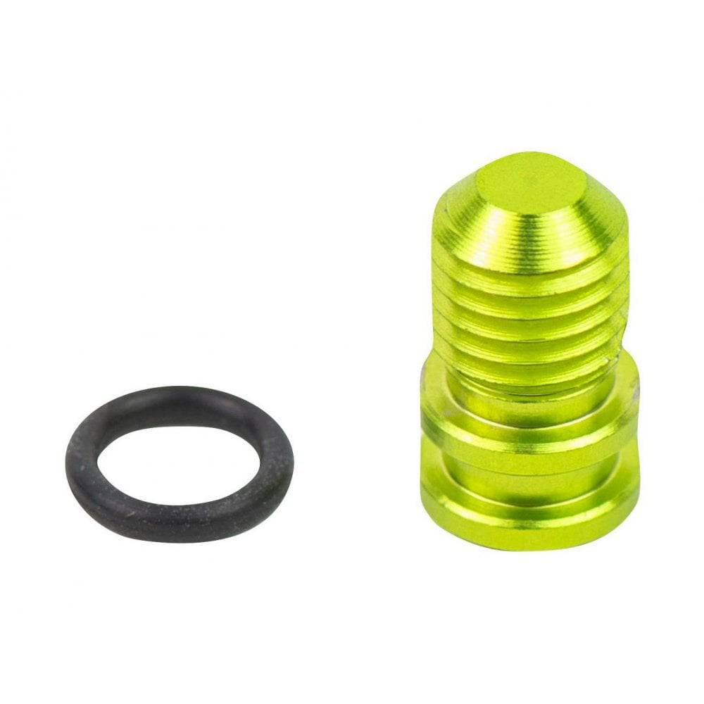 DVO Damper Plug Kit for Topaz rear shock, showing easy-to-install components and hardware for reliable motorcycle suspension performance.