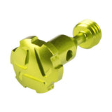 DVO Jade/X rebound adjuster knob for precise rear shock tuning replacement, showing close-up of the component.