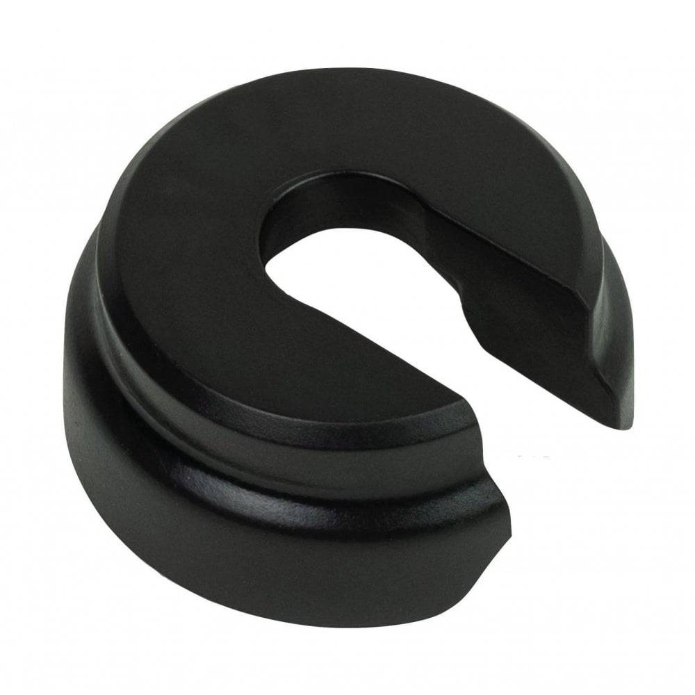 DVO Travel Spacer for Topaz Rear Shock, suspension adjustment component, compatible with DVO shock systems, black plastic part