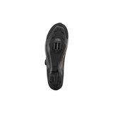 Shimano RX8R gravel cycling shoes with BOA Li2 dial fit system, black and gray, featuring rugged design and secure closure.