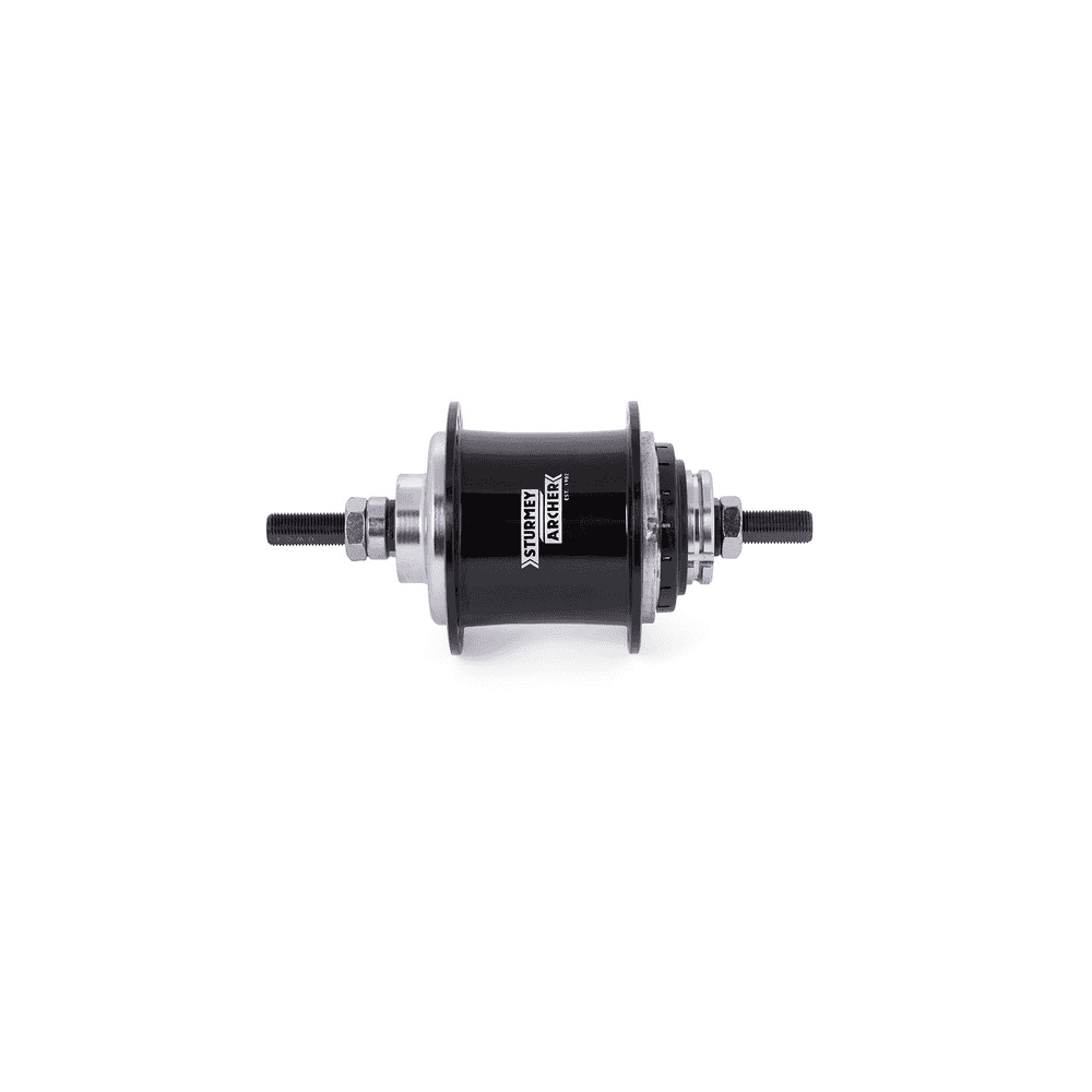 Sturmey Archer S30 3-speed gear hub with high polish hubshell, 117mm/127mm spacing, bicycle component for internal gear shifting