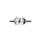 Sturmey Archer S30 3-speed gear hub with high polish hubshell, 117mm/127mm spacing, component for bicycle drivetrain.