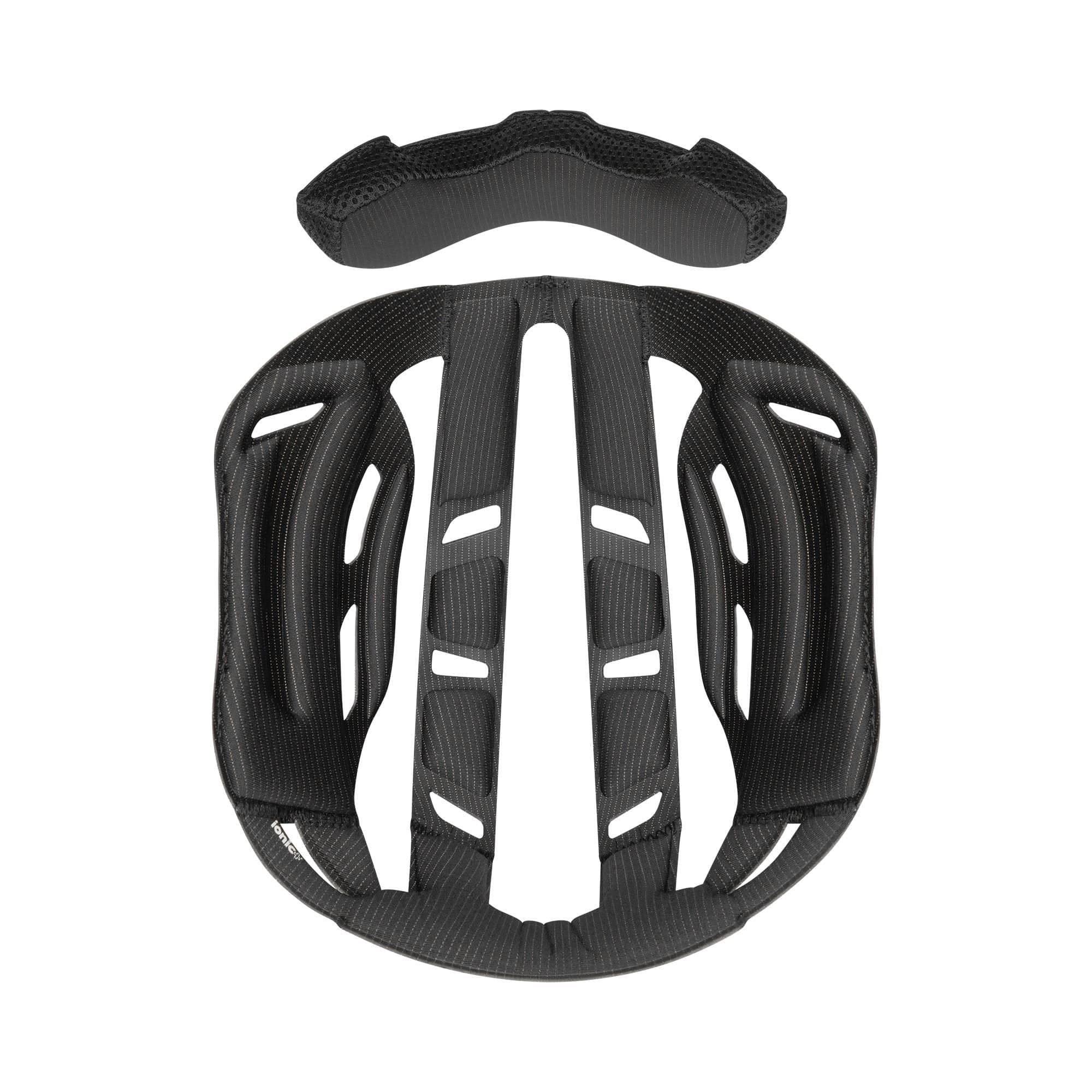 Giro Insurgent Spherical MTB helmet comfort pad set with soft cushioning and adjustable straps, designed for helmet replacement and comfort.