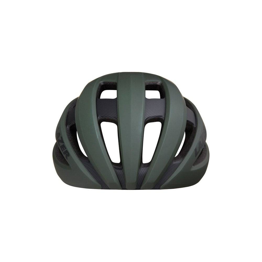 Lazer Sphere MIPS helmet with Rollsys fit system and ventilation, shown on a model for cycling or outdoor activities.