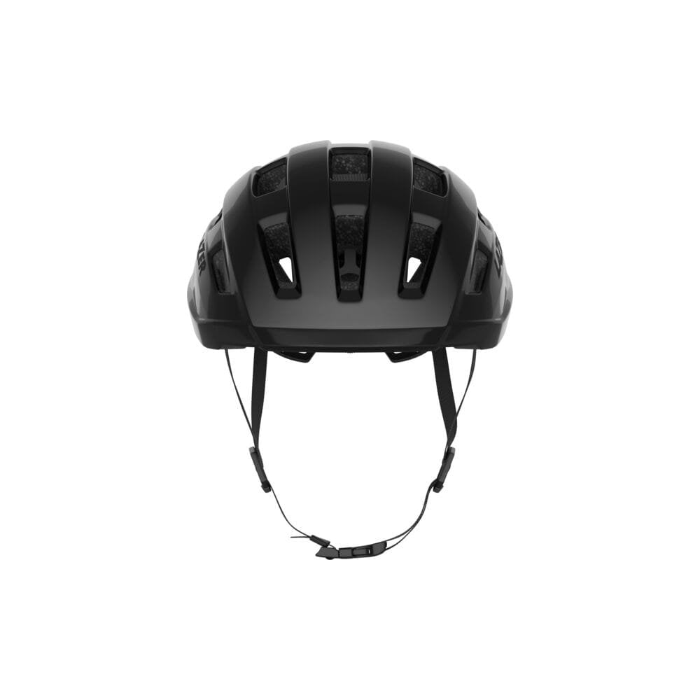 Lazer Tempo KinetiCore unisex helmet with adjustable fit and LED light mount, designed for cycling safety and comfort.