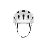 Lazer Tempo KinetiCore helmet with adjustable fit, LED light mount, unisex design, shown from the front with ventilation details.