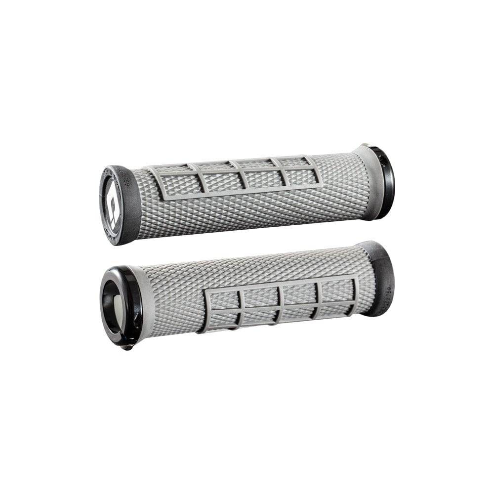 ODI Elite Flow MTB lock-on grips with targeted padding and enhanced traction for mountain biking.