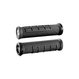 ODI Elite Flow MTB lock-on grips with targeted padding and enhanced traction for mountain biking comfort and control.