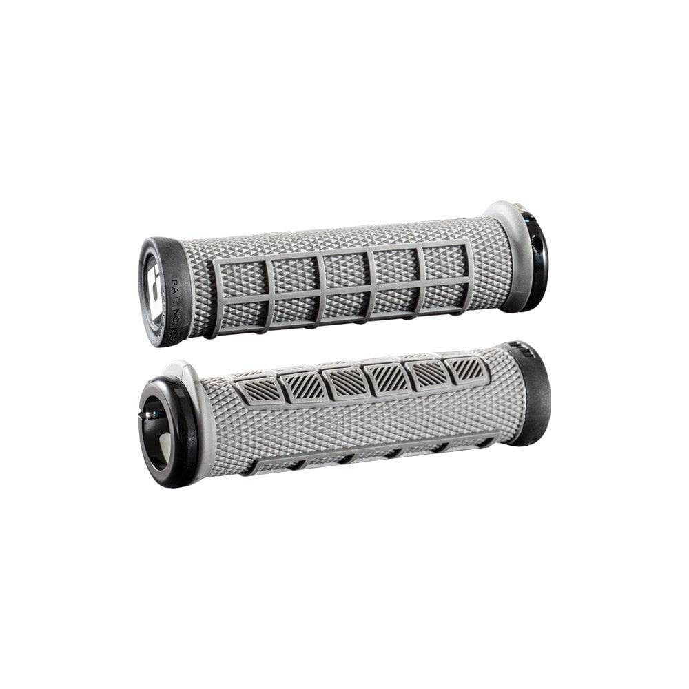 ODI Elite Pro MTB lock-on grips with ergonomic design and durable ends, providing comfortable bike handlebar grip for mountain biking.