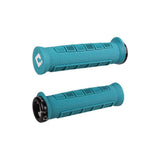 ODI Elite Pro MTB lock-on grips with ergonomic design and durable ends, providing comfortable control for mountain biking.