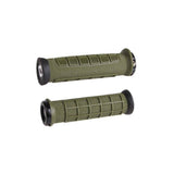 ODI Elite Pro MTB lock-on grips with ergonomic design and durable ends, suitable for mountain biking components.