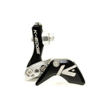 K-Edge black anodized CNC machined 1x race bike chain guide, designed as a durable chain retainer for cycling accessories.