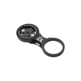Black anodized K-Edge Garmin stem mount for Edge and Forerunner bikes, secure fit accessory for cycling navigation devices.