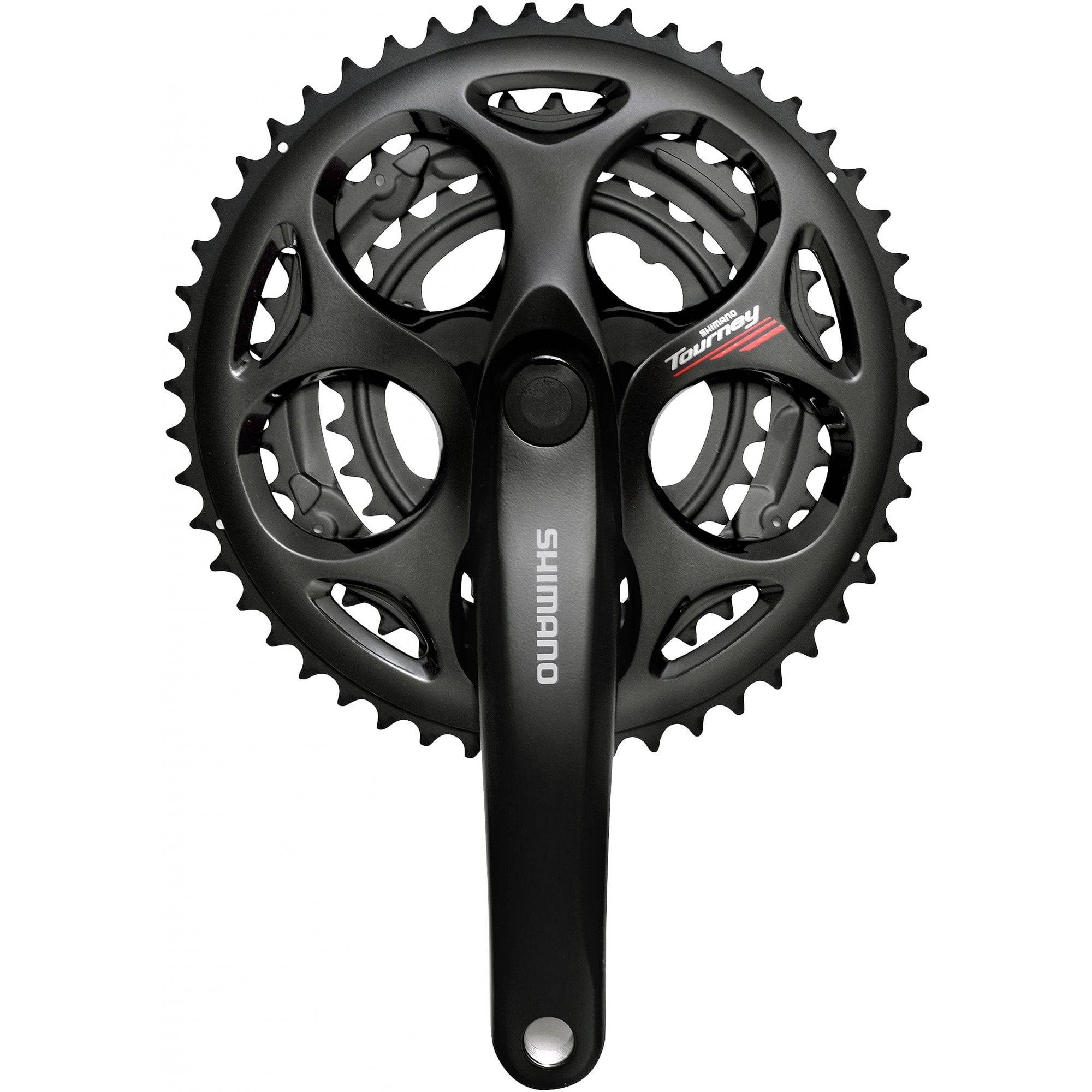 Shimano Tourney TY FC-A073 triple chainset with 50/39/30T chainrings, 170mm crank arms, suitable for 7/8-speed bikes.