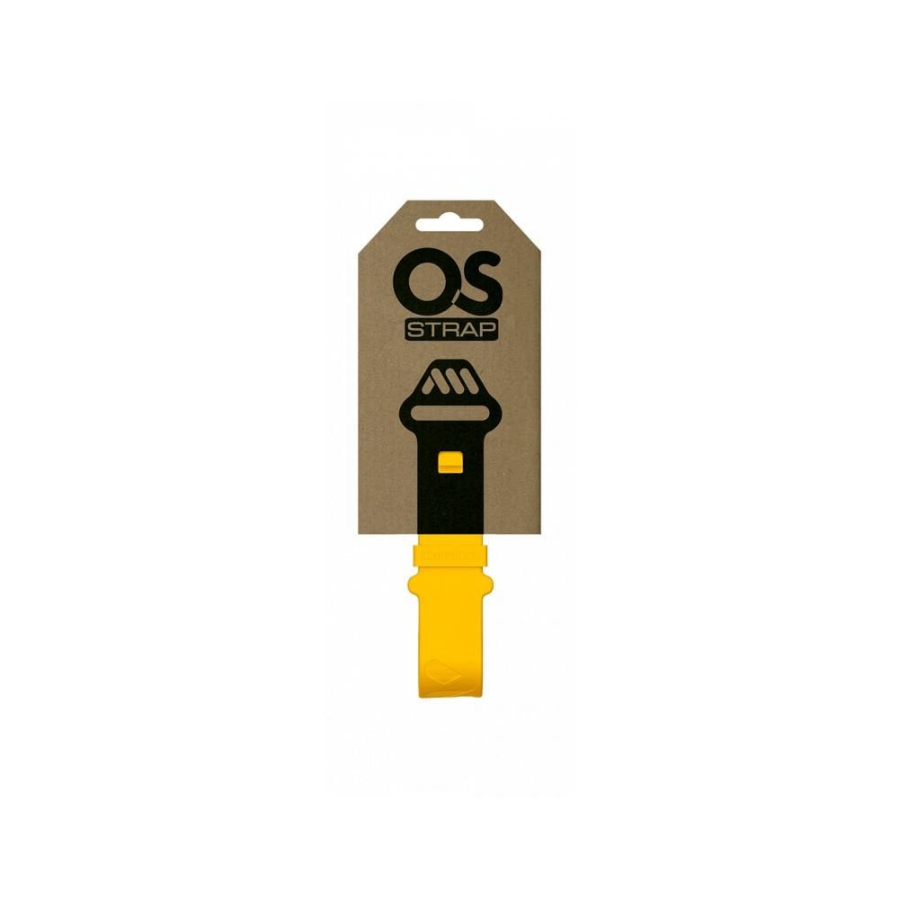 All Mountain Style OS silicone strap tube for bike frame repair, showing flexible black silicone component with mounting ends.