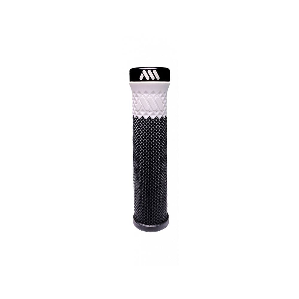 All Mountain Style Cero grips with dual pattern dual density handles for mountain bike handlebars.