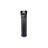 All Mountain Style Cero grips with dual pattern and dual density for mountain bike handlebars, featuring textured rubber for grip.