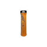 All Mountain Style Berm MTB grips with tapered design and locking collar, showcasing textured rubber for improved grip and control.