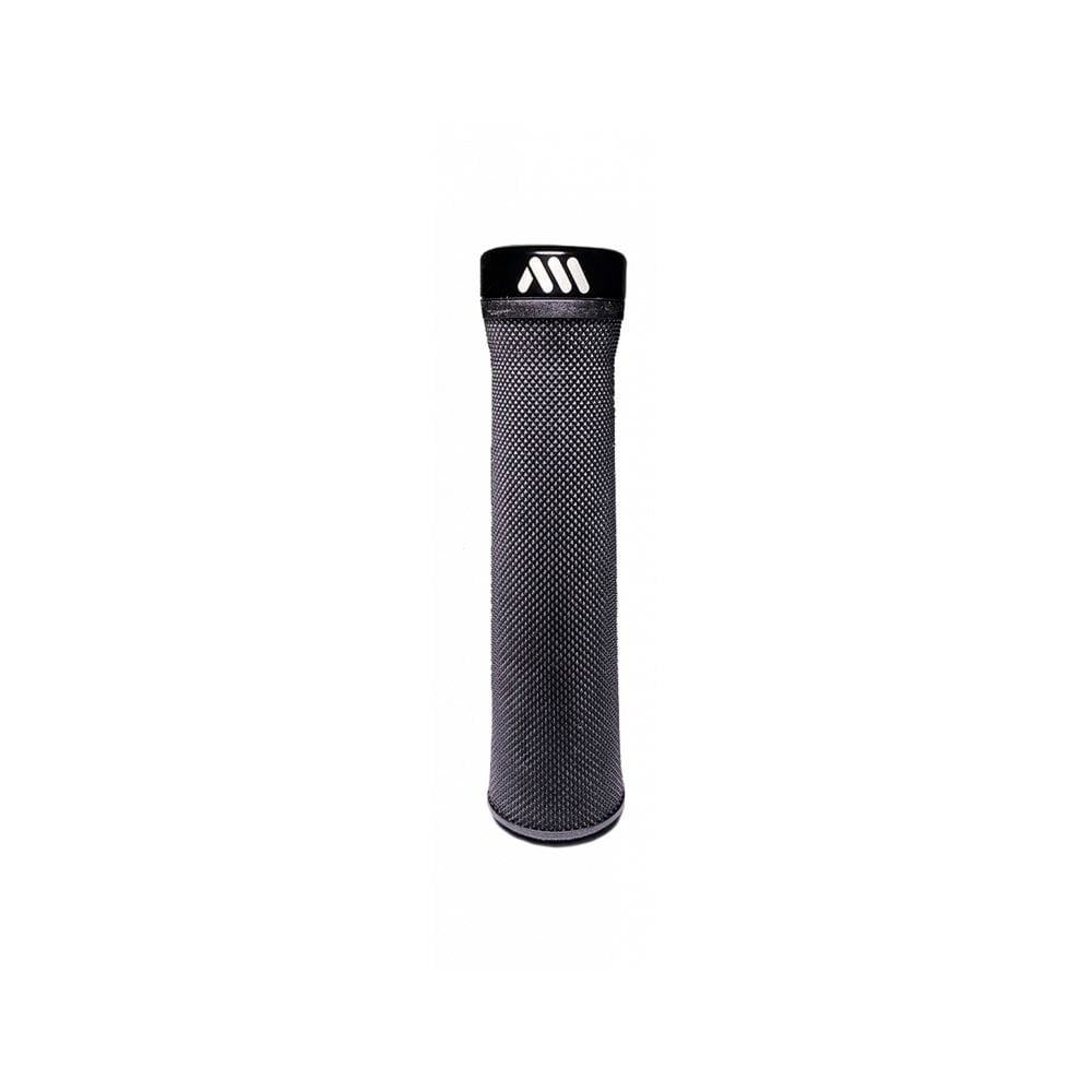 All Mountain Style Berm MTB grips with tapered design and locking collar, suitable for mountain biking components.