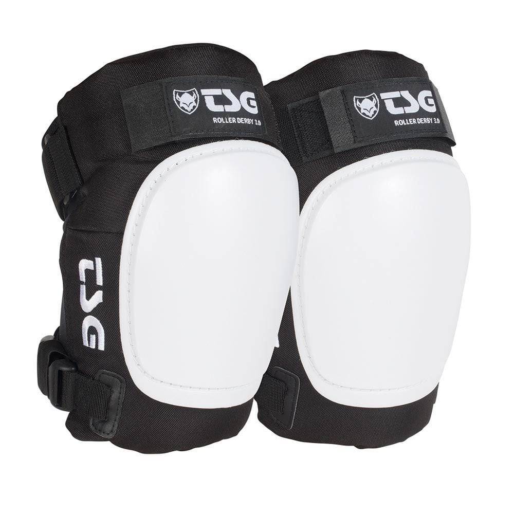 TSG Derby 3.0 knee pad for roller derby, featuring ergonomic fit and secure straps for protection and comfort during play