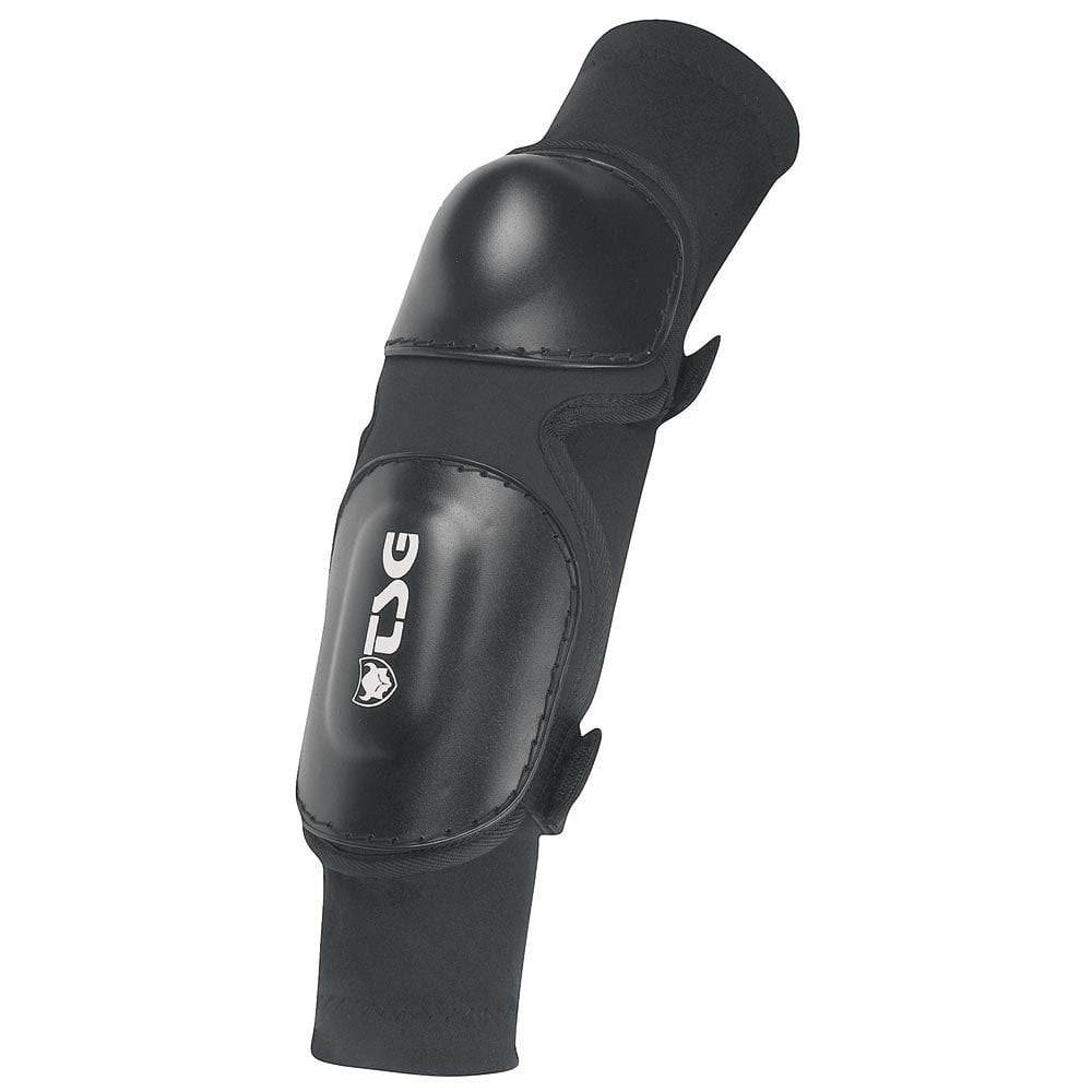 TSG All Terrain elbow protection pads for skateboarding and outdoor sports, with adjustable straps and durable padding.