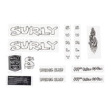 Surly frame and hub adaptor with headbadge, bike component for bike frames, spares, and accessories, showing metal parts and branding.