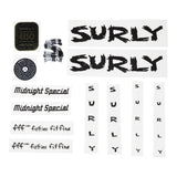 Surly Robinson dropouts replacement bike components with headbadge, showing metal parts on a bike frame for easy installation.
