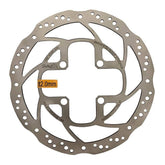 Rohloff disc brake rotor hub spare component for 4 bolt disc brake systems, bicycle bike part, metal and rotor details visible