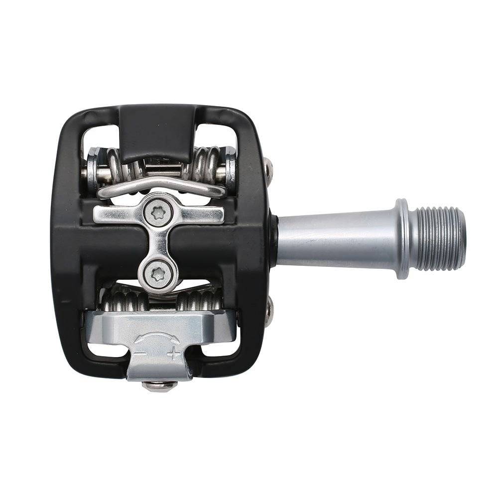 HT Components 878 flat MTB pedals with durable alloy body, double-sided design, ideal for trail and enduro mountain biking.