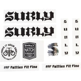 Surly bike frame stickers and decals for customizing and personalizing your Surly bicycle components.