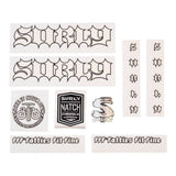 Surly bike frame stickers and decals for customizing and personalizing your Surly bicycle components.