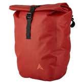 Altura Ultralite Vortex waterproof cycling pannier in grey, 15L capacity with reflective details for lightweight bike storage.